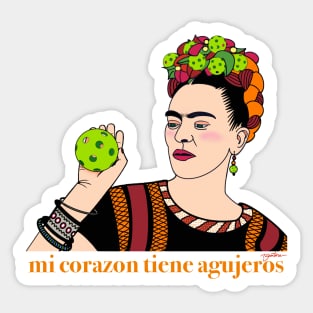 Mi Corazon Tiene Agujeros (My Heart Has Holes) Sticker